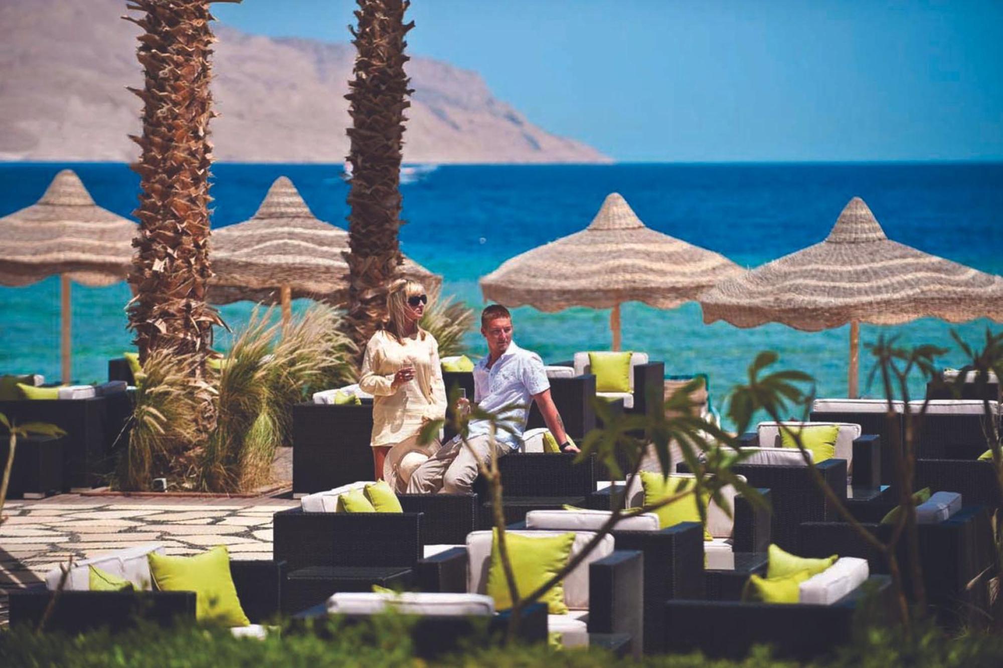 Baron Resort Sharm El Sheikh (Adults Only) Exterior foto Beach at the hotel