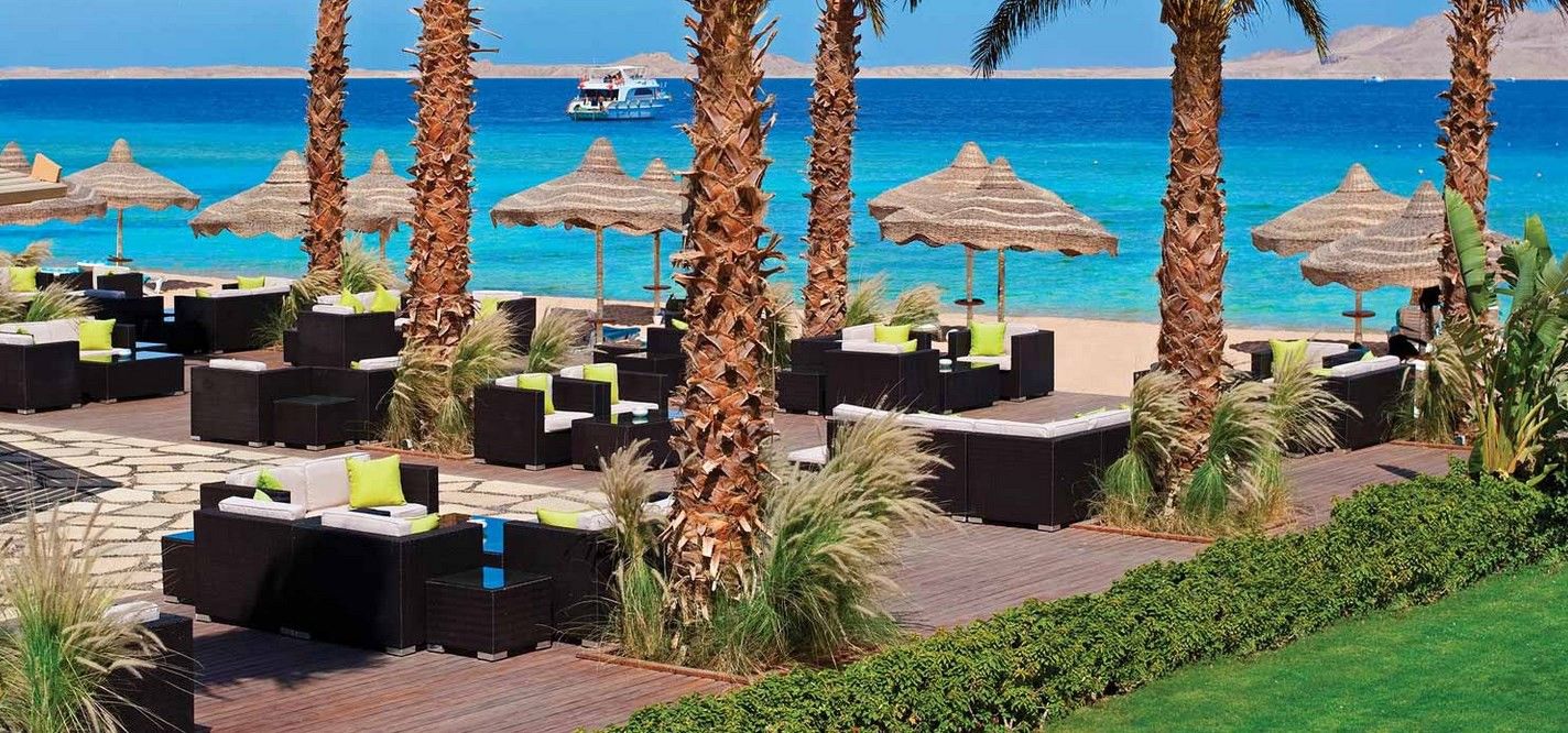 Baron Resort Sharm El Sheikh (Adults Only) Exterior foto Beach at the Hilton Sharm El Menara